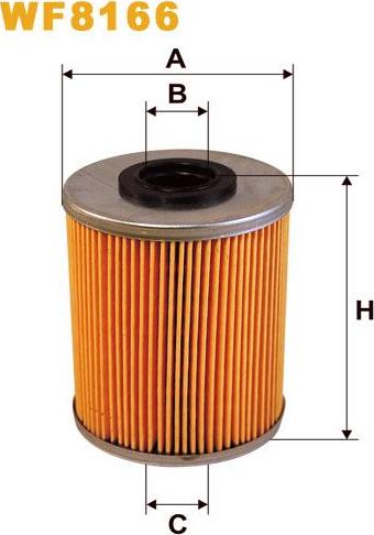 Pemebla WIXWF8166 - Паливний фільтр autocars.com.ua