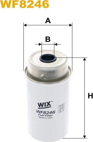 Pemebla WIXWF8246 - Паливний фільтр autocars.com.ua