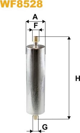 Pemebla WIXWF8528 - Паливний фільтр autocars.com.ua
