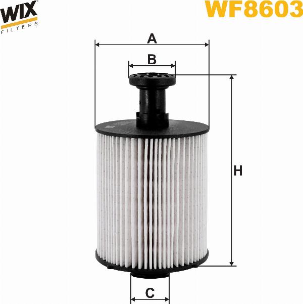 Pemebla WIXWF8603 - Паливний фільтр autocars.com.ua