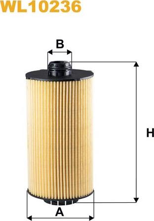 Pemebla WIXWL10236 - Масляний фільтр autocars.com.ua
