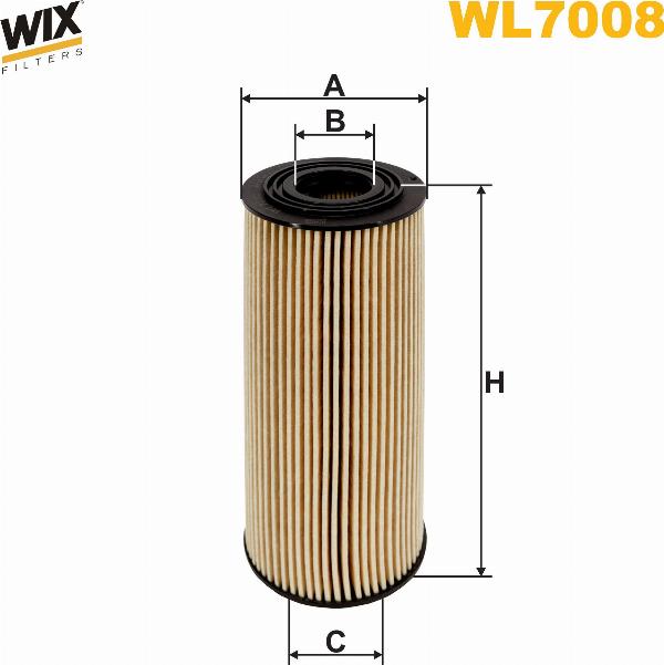 Pemebla WIXWL7008 - Масляний фільтр autocars.com.ua