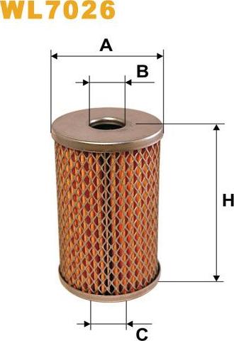 Pemebla WIXWL7026 - Масляний фільтр autocars.com.ua