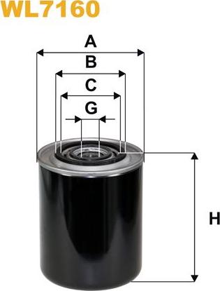 Pemebla WIXWL7160 - Масляний фільтр autocars.com.ua