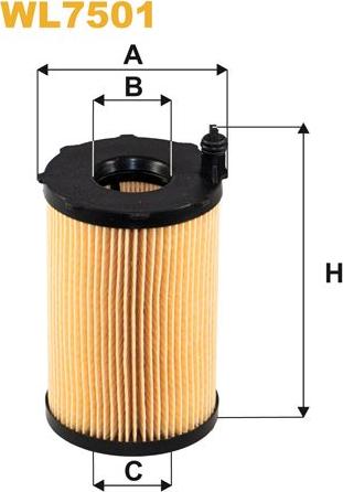 Pemebla WIXWL7501 - Масляний фільтр autocars.com.ua