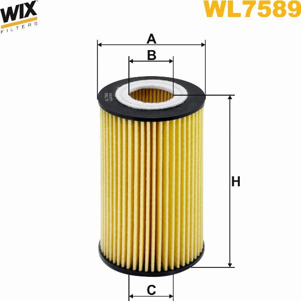 Pemebla WIXWL7589 - Масляний фільтр autocars.com.ua