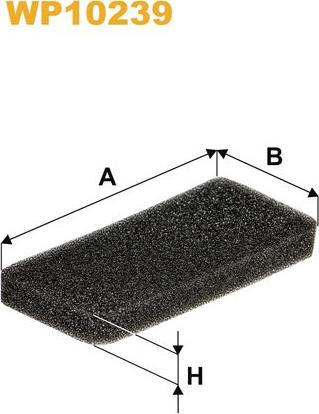 Pemebla WIXWP10239 - Фільтр, повітря у внутрішній простір autocars.com.ua