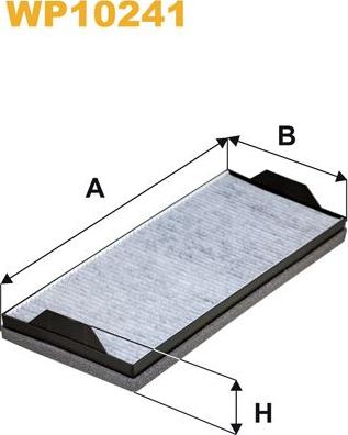 Pemebla WIXWP10241 - Фільтр, повітря у внутрішній простір autocars.com.ua