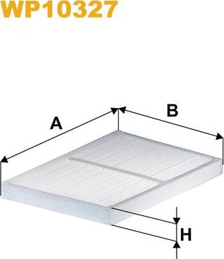 Pemebla WIXWP10327 - Фільтр, повітря у внутрішній простір autocars.com.ua