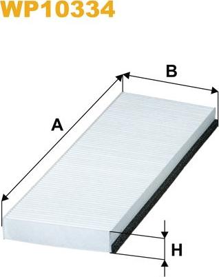 Pemebla WIXWP10334 - Фільтр, повітря у внутрішній простір autocars.com.ua