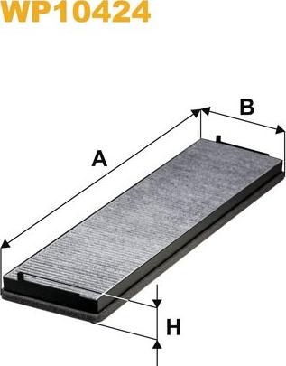 Pemebla WIXWP10424 - Фільтр, повітря у внутрішній простір autocars.com.ua