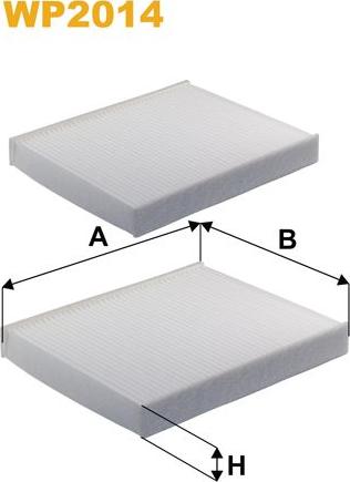 Pemebla WIXWP2014 - Фільтр, повітря у внутрішній простір autocars.com.ua