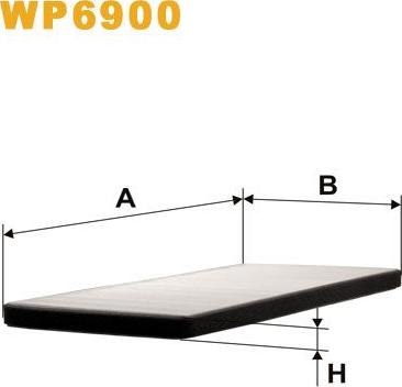 Pemebla WIXWP6900 - Фільтр, повітря у внутрішній простір autocars.com.ua