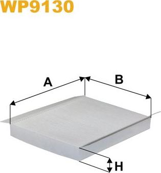 Pemebla WIXWP9130 - Фільтр, повітря у внутрішній простір autocars.com.ua