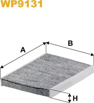Pemebla WIXWP9131 - Фільтр, повітря у внутрішній простір autocars.com.ua