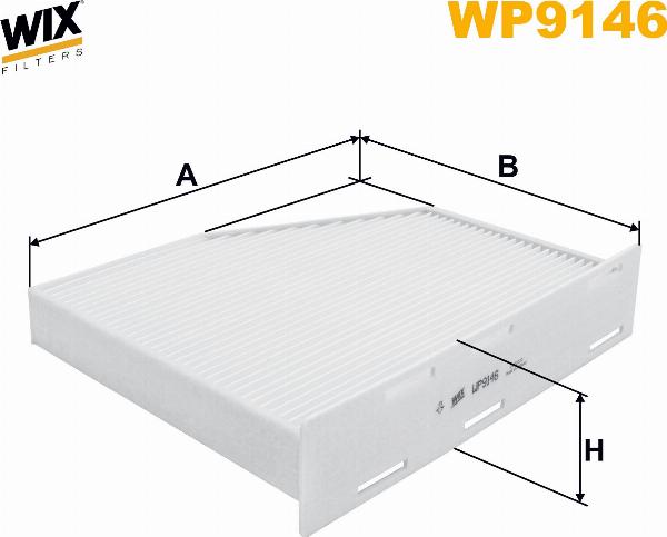 Pemebla WIXWP9146 - Фільтр, повітря у внутрішній простір autocars.com.ua