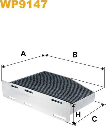 Pemebla WIXWP9147 - Фільтр, повітря у внутрішній простір autocars.com.ua