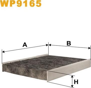 Pemebla WIXWP9165 - Фільтр, повітря у внутрішній простір autocars.com.ua