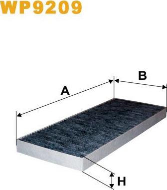 Pemebla WIXWP9209 - Фільтр, повітря у внутрішній простір autocars.com.ua