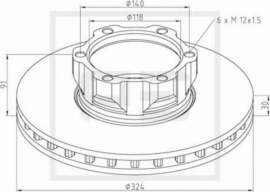 PETERS 01665200A - --- avtokuzovplus.com.ua