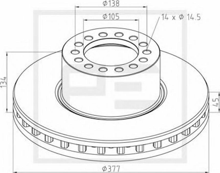 PETERS 016.665-00A - --- avtokuzovplus.com.ua