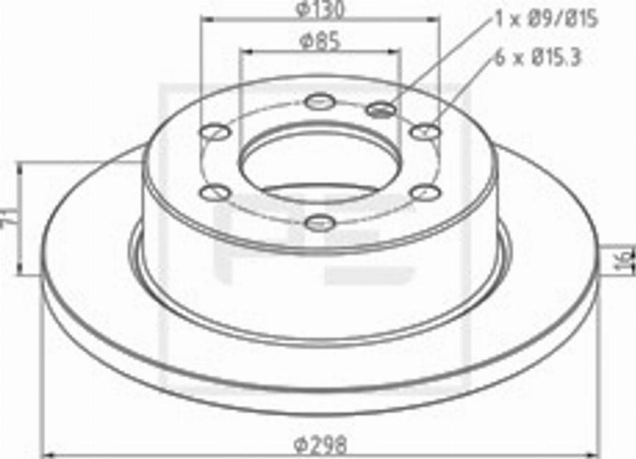 PETERS 01667600A - --- avtokuzovplus.com.ua