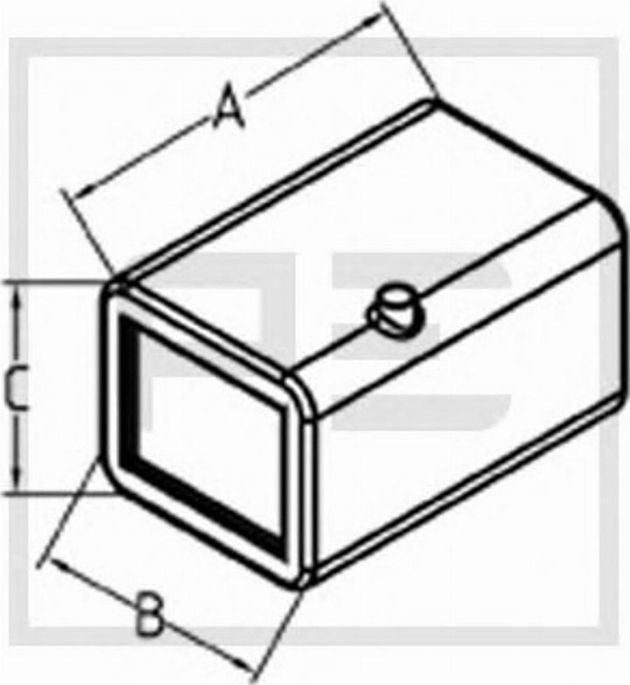 PE Automotive 01903500A - Паливний бак autocars.com.ua