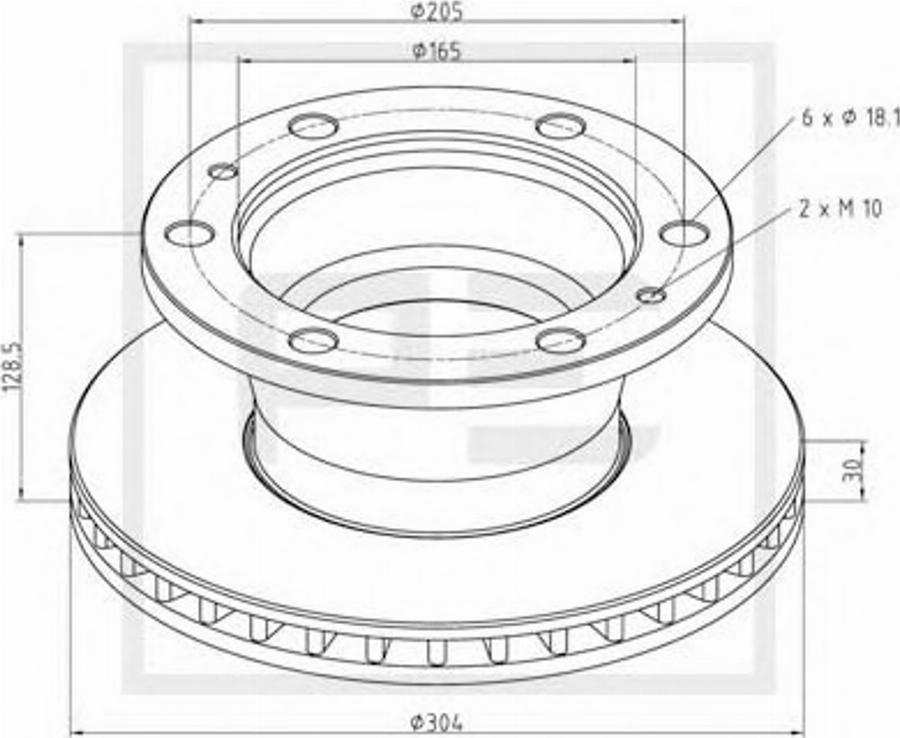 PETERS 026.651-10A -  autocars.com.ua