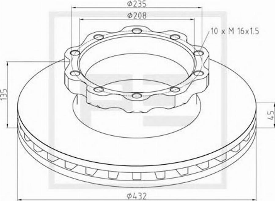 PETERS 036.122-00A - --- avtokuzovplus.com.ua