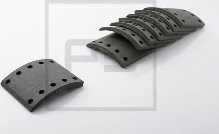 PE Automotive 086.101-00A - Гальмівні колодки, барабанне гальмо autocars.com.ua