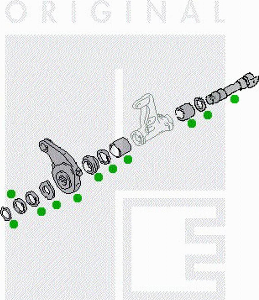 PE Automotive 231101466027801 - Гальмівний вал autocars.com.ua