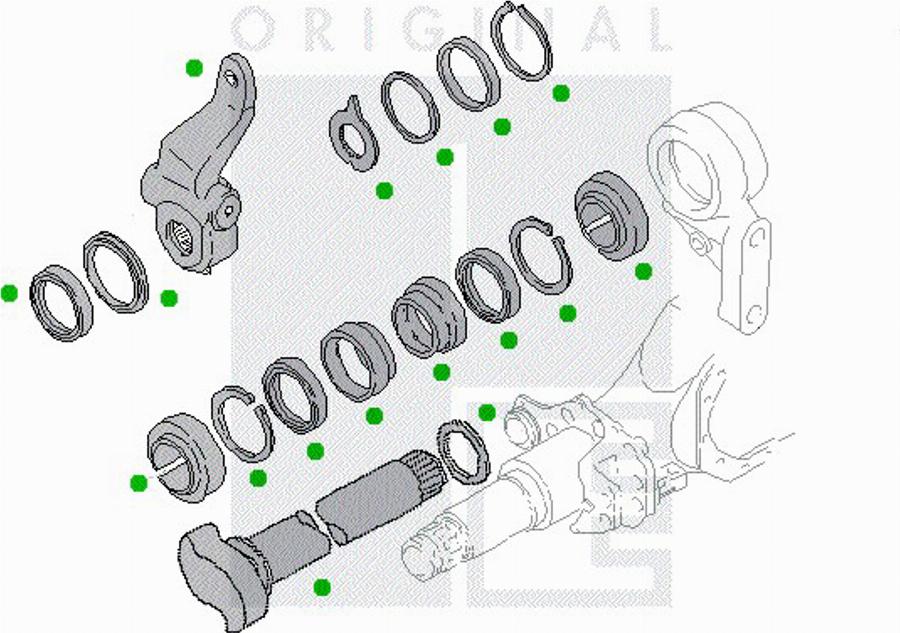 PE Automotive 231311924024701 - Гальмівний вал autocars.com.ua