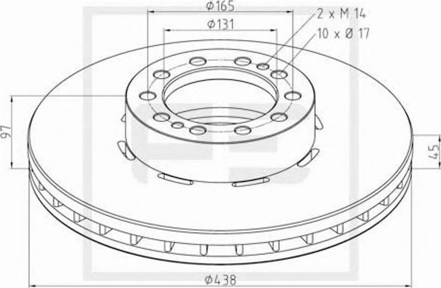 PETERS 256.010-00A - --- avtokuzovplus.com.ua