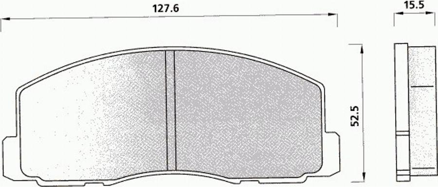 Pex 7078 - Гальмівні колодки, дискові гальма autocars.com.ua