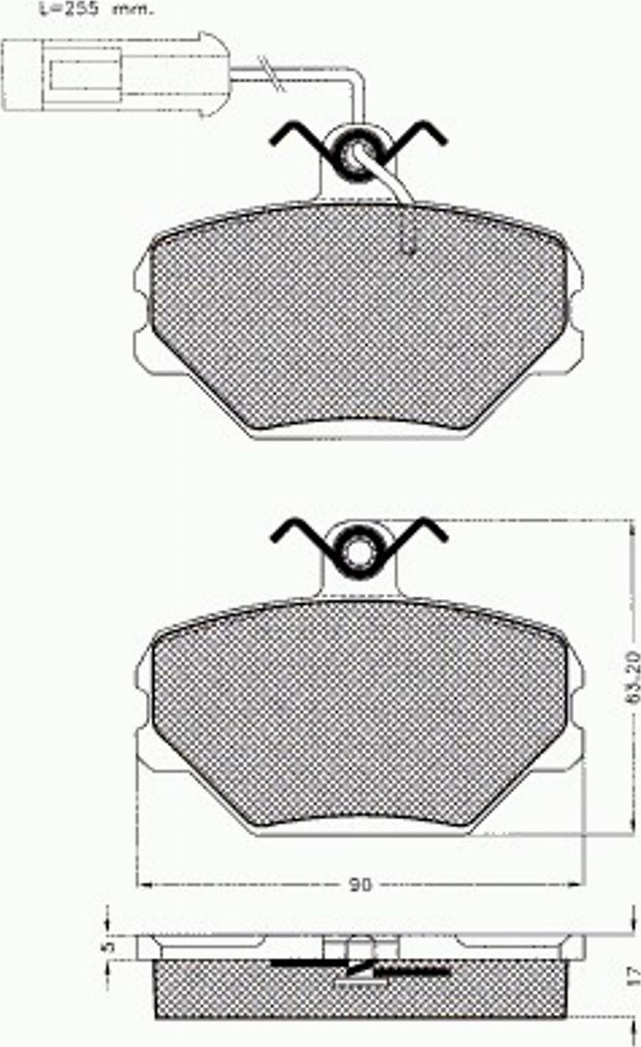 Pex 7108 - Тормозные колодки, дисковые, комплект avtokuzovplus.com.ua