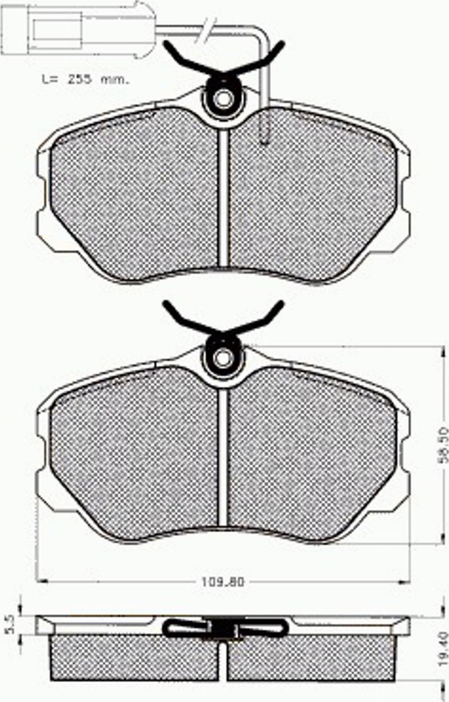 Pex 7131 - Гальмівні колодки, дискові гальма autocars.com.ua