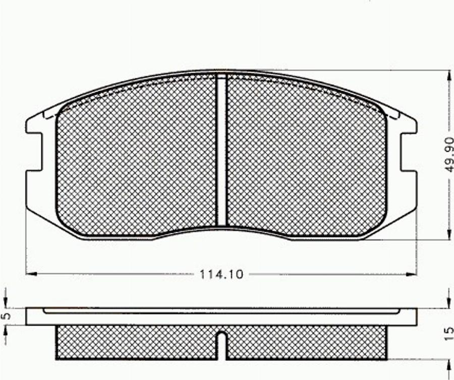 Pex 7145 - Гальмівні колодки, дискові гальма autocars.com.ua