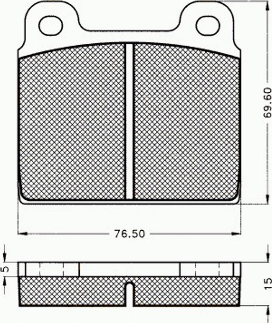 Pex 7160 - Тормозные колодки, дисковые, комплект autodnr.net