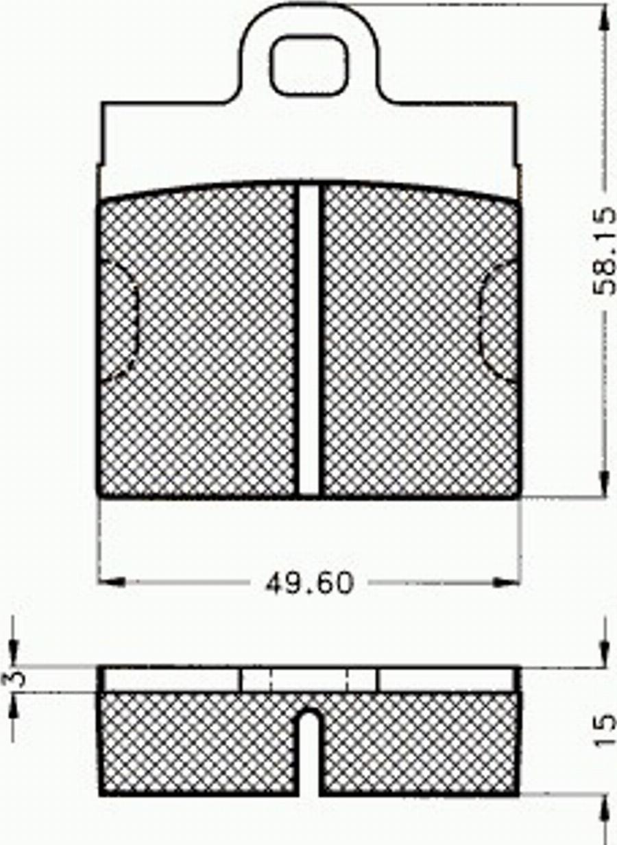 Pex 7294 - Тормозные колодки, дисковые, комплект avtokuzovplus.com.ua