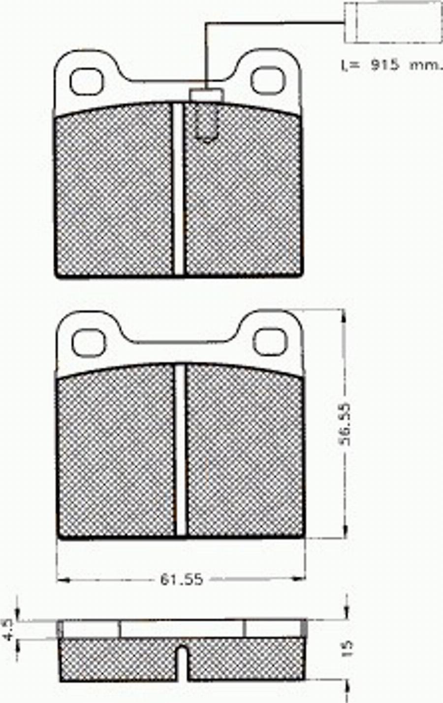 Pex 7367 - Тормозные колодки, дисковые, комплект autodnr.net