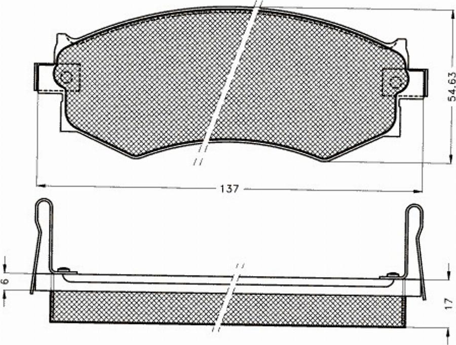 Pex 7384S - Тормозные колодки, дисковые, комплект autodnr.net