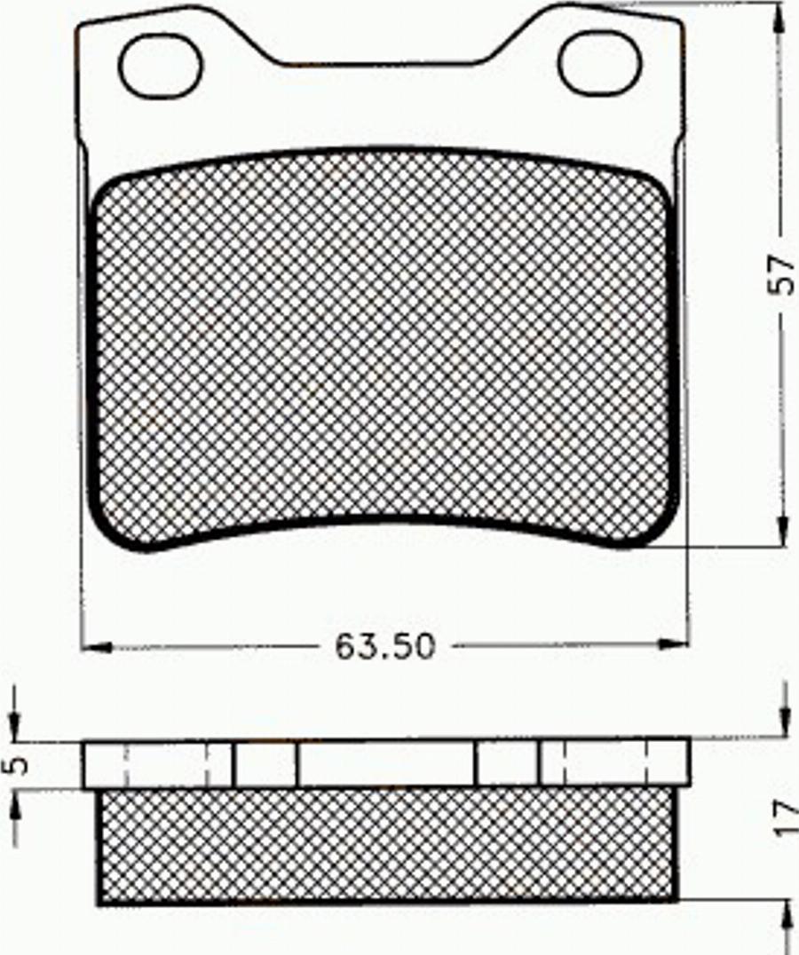 Pex 7.421 - Тормозные колодки, дисковые, комплект avtokuzovplus.com.ua