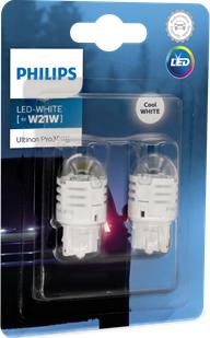PHILIPS 11065U30CWB2 - Лампа світлодіодна W21 LED white Ultinon Pro3000. 12V. 1.75W W3x16d компл. вир-во Philips autocars.com.ua