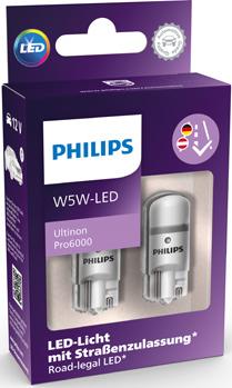 PHILIPS 11961HU60X2 - Лампа накаливания, освещение салона avtokuzovplus.com.ua