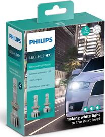 PHILIPS 11972U50CWX2 - Лампа светодиодная LED H7 12-24V Ultinon Pro5000 160 15W 5800K комплект пр-во Philips autocars.com.ua