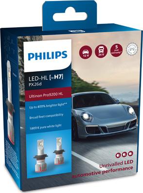 PHILIPS 11972U92X2 - Лампа накаливания, фара дальнего света autodnr.net