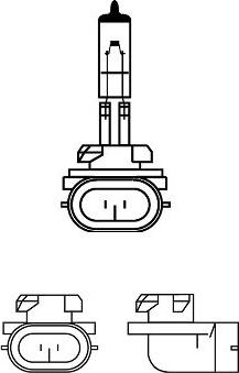 PHILIPS 12060C1 - Лампа розжарювання H27W-2 12V 27W PGJ13 STANDARD вир-во Philips autocars.com.ua