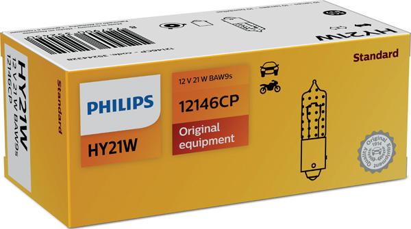 PHILIPS 12146CP - Лампа розжарювання, ліхтар покажчика повороту autocars.com.ua