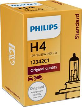 PHILIPS 12342C1 - Лампа накаливания, фара дальнего света avtokuzovplus.com.ua