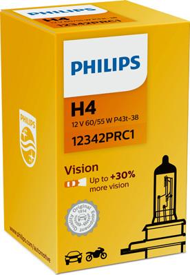 PHILIPS 12342PRC1 - Лампа розжарювання, фара дальнього світла autocars.com.ua